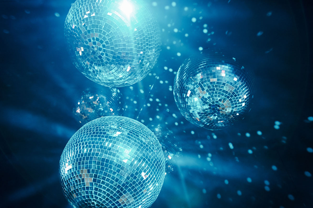 Disco-Kugel beim Event, DJ Berlin